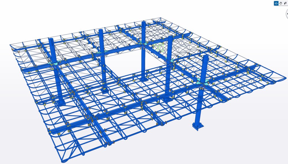 BIM-integrated steel model